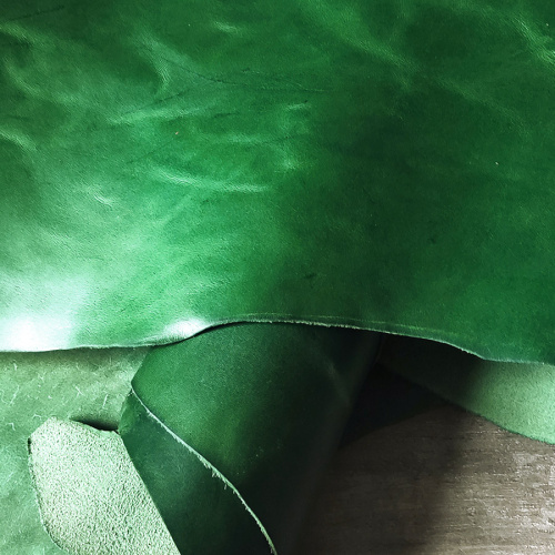 Кожа Пола 1,2 мм растит. дубл. PONTE WAX Зеленый фото 4
