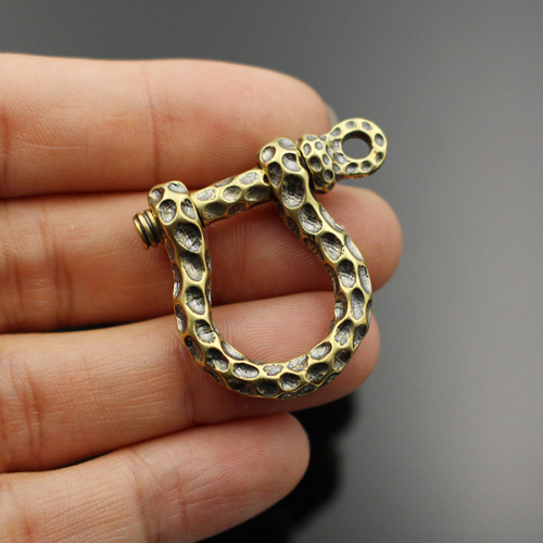 Карабин-подкова декоративный Латунь фото 6