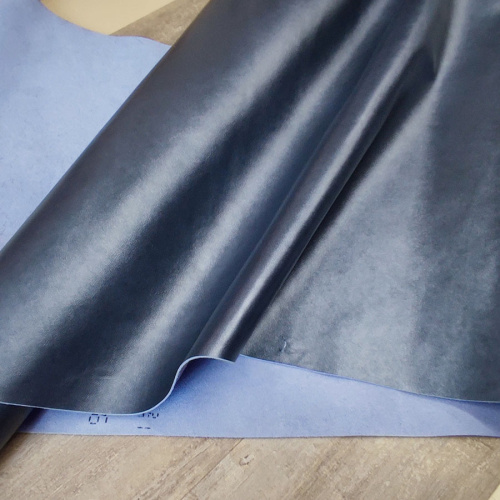 Кожа КРС 1,0 мм с покр. Темно-синий перламутр Италия фото 5 Кожа КРС 1,0 мм с покр. Темно-синий перламутр Италия фото 5