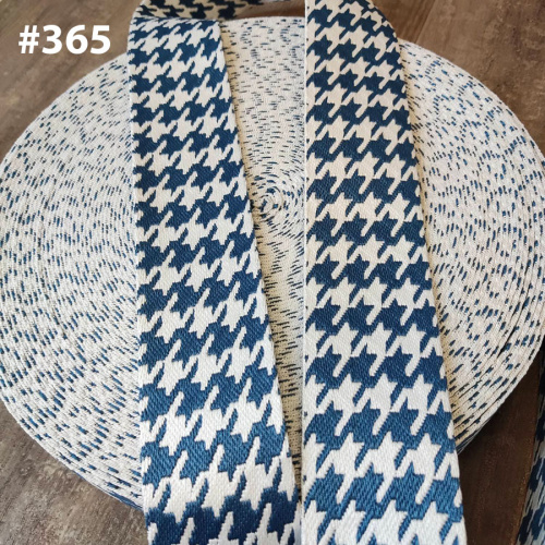 Лента ременная стропа 50 мм Жаккард Гусиная лапка фото 4