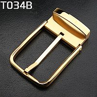 Пряжка 34 мм стальная со шлевкой WT034B  - купить для кожевенного хобби