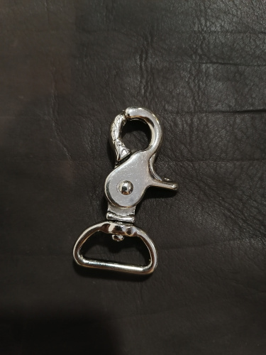 Карабин 12-20 мм Латунь с покрытием, арт. 1445 фото 4