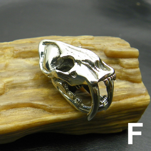 Кончо для кожаных изделий 17 мм Саблезуб Латунь фото 2