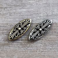 Кончо для кожаных изделий 39 мм Овальное Латунь арт. 243G