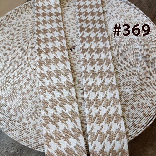 Лента ременная стропа 50 мм Жаккард Гусиная лапка фото 2