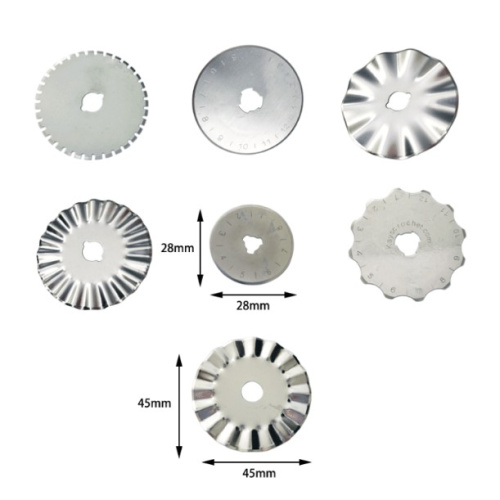 Сменное лезвие 45 мм для раскройного дискового ножа Фигурное Волна  AC XN-0845 - фото товара фото 4
