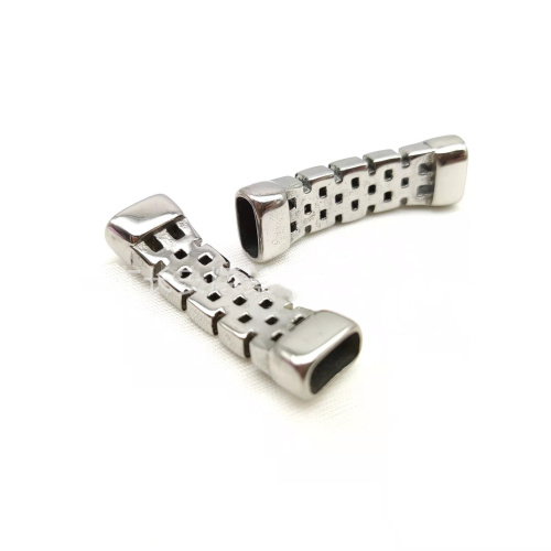 Коннектор 8х4 мм для плоских браслетов Сталь B38  BR-KZ38 - фото товара