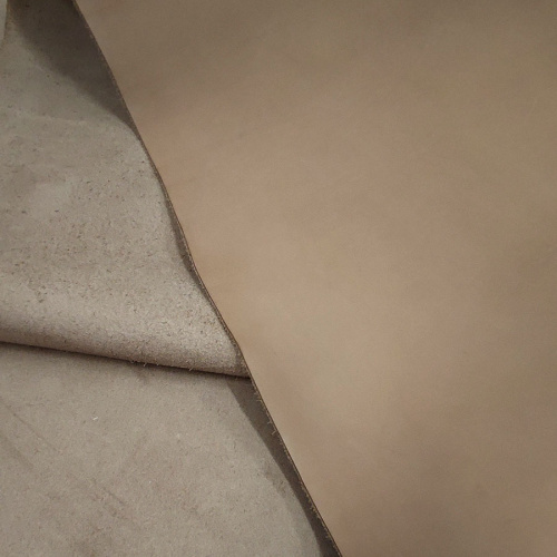 Кожа Краст 1,3-1,5 мм Бежево-коричневый фото 2