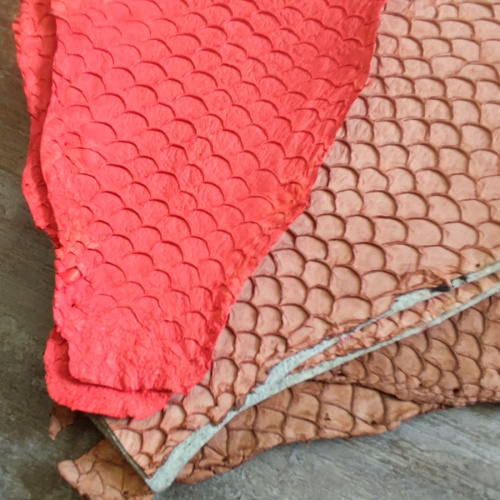 Кожа рыбы 0,7 мм Карп матовый 8*20 см фото 21