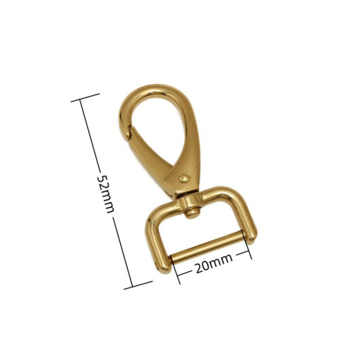 Карабин 15-40 мм с винтом Латунь арт.1540 фото 4