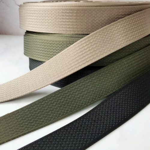 Лента ременная 38 мм/2 мм Елочка пэ фото 6