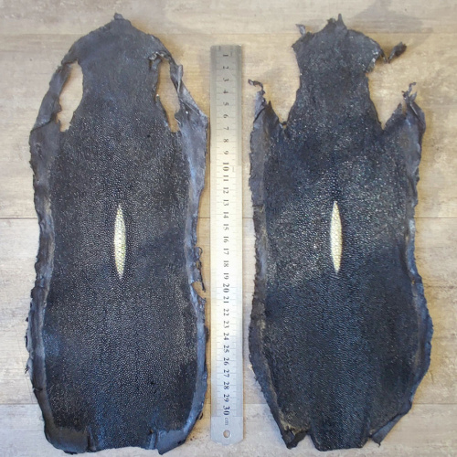 Кожа ската натуральная фактурная фото 12