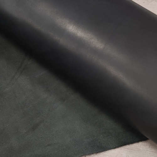 Кожа Юфть 1,8-2,0 мм комб. дубл. Черный Россия фото 2