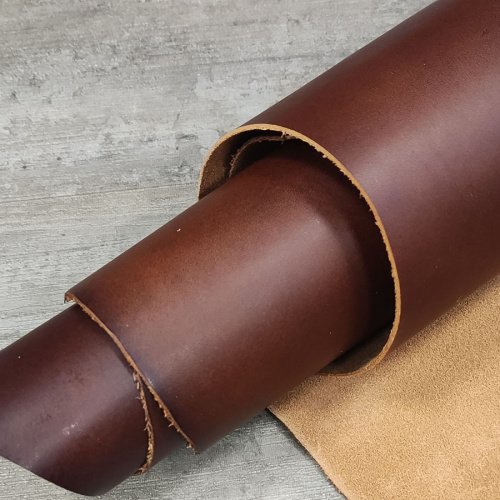 Кожа Пола 1,2 мм растит. дубл. BUTTERO 07 Каштан фото 10