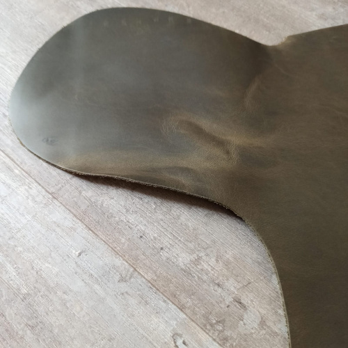 Кожа Крейзи Хорс 1,4-1,6 мм Олива Италия фото 4