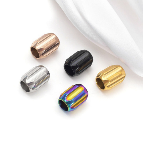 Бусина 6 мм для браслетов Сталь B1013