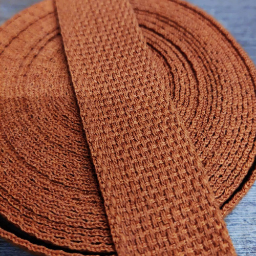 Лента ременная стропа 25 мм, х/б, толщ.1,5 мм фото 16