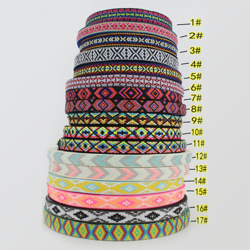 Лента текстильная 22-25 мм Вышивка Ассорти фото 6