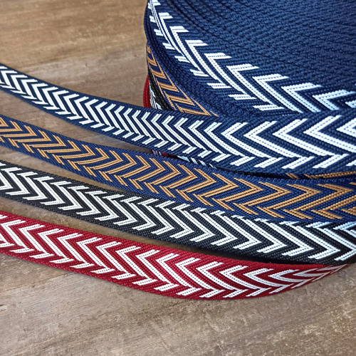 Лента ременная стропа 38 мм жаккард Зигзаг фото 8