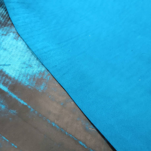 Кожа КРС Шарк 1,8-2,0 мм Бирюзовая фото 7