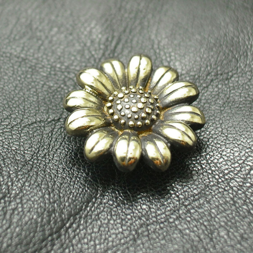 Кончо для кожаных изделий 19 мм Маргаритка Латунь  KM H19 - фото товара