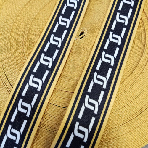 Лента ременная стропа 38 мм Разомкнутая цепь пэ  L-JUN26 - фото товара фото 4