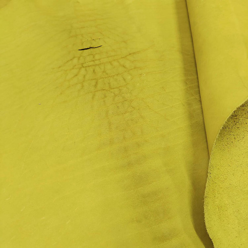 Кожа Вороток краст 1,1-1,3 мм Желтый фото 2