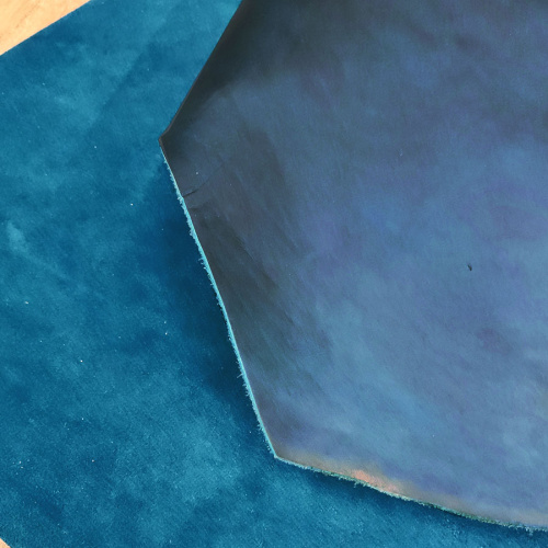 Кожа КРС 1,6-1,8 мм Фьюжен Бирюза фото 3