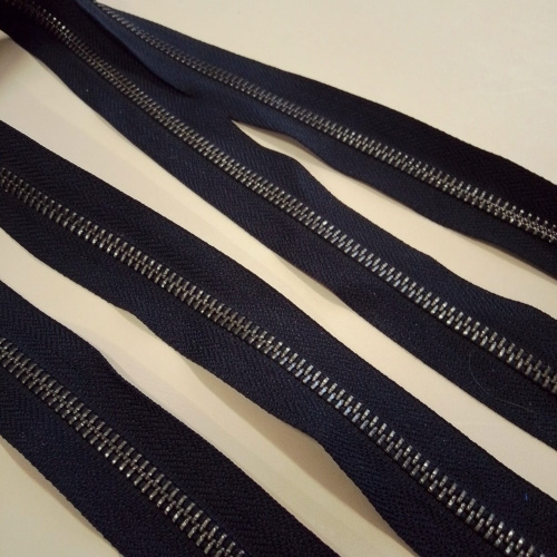 Молния металлическая №5 YKK рулонная зубья черные  YKK_5 black - фото товара фото 2