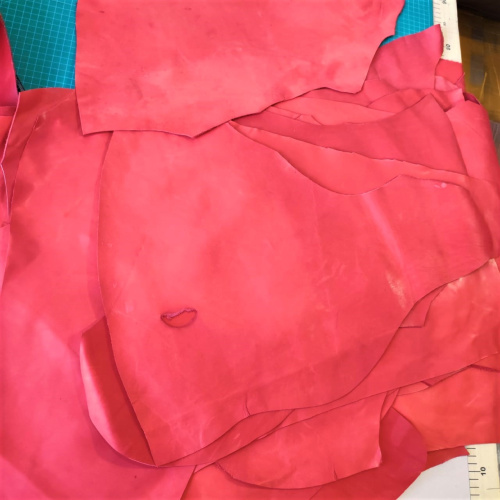 Кожа Краст 1,1 мм Красный Белоруссия фото 3