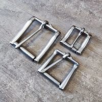 Пряжка 17-38 мм стальная с роликом арт. W015