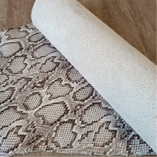 Кожа КРС Питон 1,0 мм Серая Турция фото 2