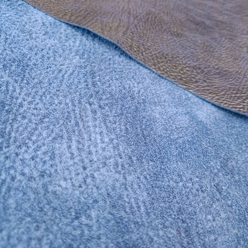 Кожа КРС 1,0 мм Слон Синий Турция фото 5