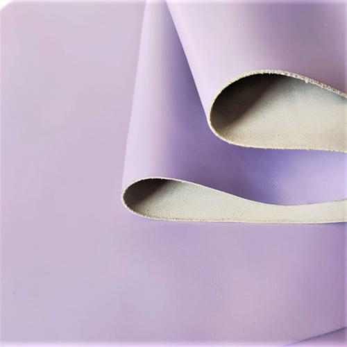 Кожа ШСК 2,1 мм пылевидная с покр. Сиреневый фото 2