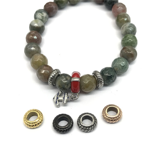 Бусина 4 мм для браслетов Сталь B22