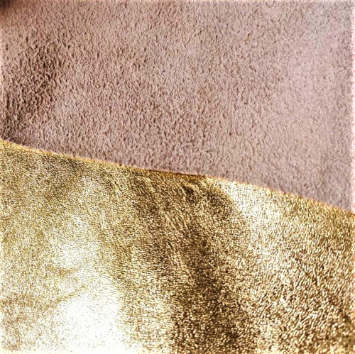 Кожа КРС 0,8 мм с покр. термопленкой Золотой Миледи фото 2