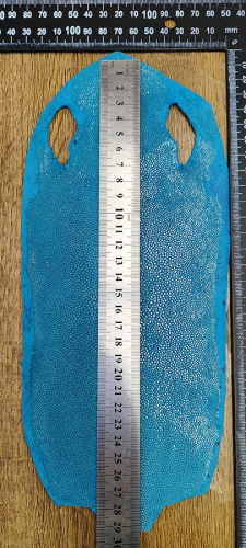 Кожа ската натуральная 10х30 см шлифованная фото 16