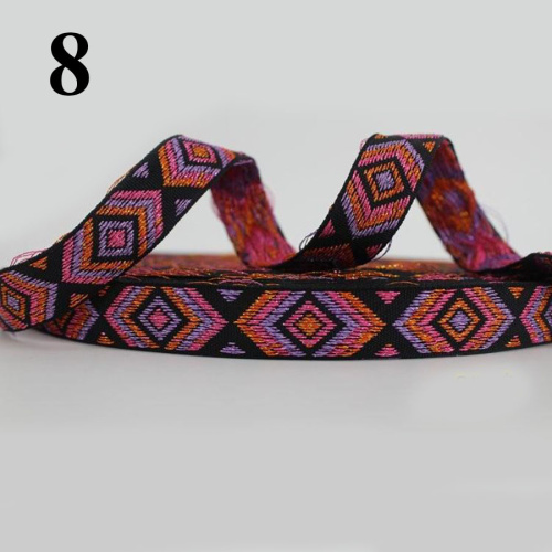 Лента текстильная 22-25 мм Вышивка Ассорти фото 3
