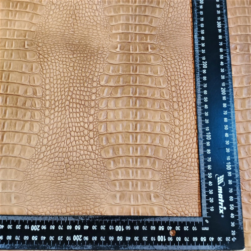 Кожа Кайман 1,2-1,6 мм Бежевый фото 4