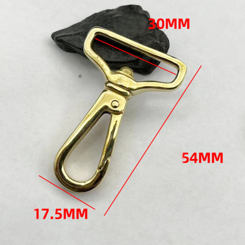 Карабин поворотный Латунь 10-38 мм фото 3