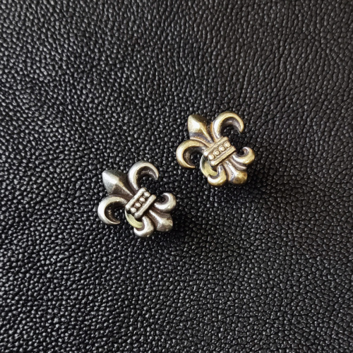 Кончо для кожаных изделий 14 мм Лилия королевская Латунь