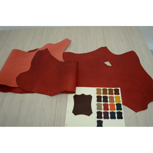 Кожа Пола 1,2 мм растит. дубл. BUTTERO 09 Красный фото 3