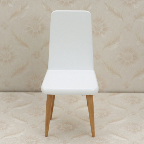 Уценка! Стул для кукол Белый Миниатюра 1:12  F503-WH uc - фото товара фото 2