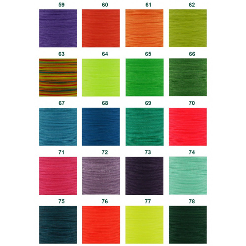 Нить для кожи вощеная 1 мм плоская Galaces 20 м фото 2