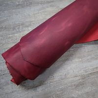 Кожа Крейзи Хорс Dark 1,4-1,6 мм Красный