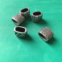 Бусины 10х5 мм для плоских браслетов Сталь B55