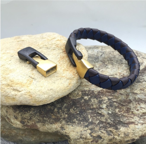 Замок 10х5 мм для плоских браслетов Черно-золотой Сталь | Галерея фото | Pava.pro Замок 10х5 мм для плоских браслетов Черно-золотой Сталь BR-z34 - фото товара