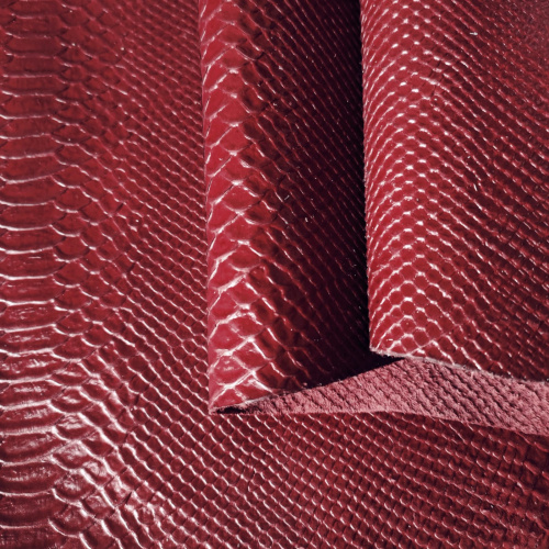 Кожа Анаконда 0,9 мм Бордо Италия