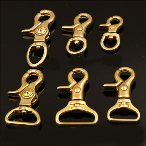 Карабин поворотный Латунь SL-001