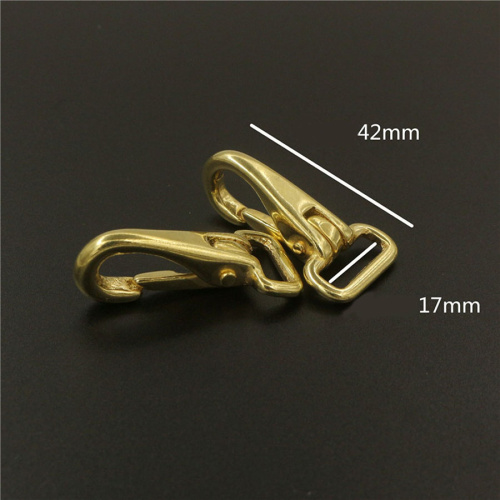 Карабин 14-25 мм литой Латунь фото 2